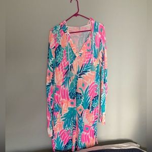 Lilly Pulitzer Long Sleeve Beach Coverup